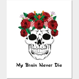 My Brain Never Die! Posters and Art